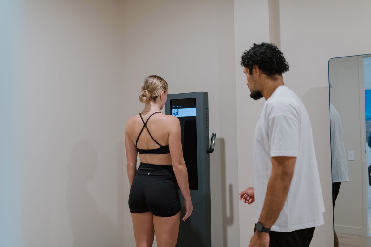 Visbody 3D body composition scan at Boon Wellness